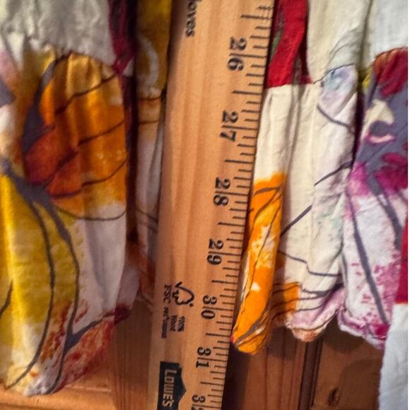 Vintage Jams World Hattie tropical print classic spun rayon dress M - Picture 6 of 8